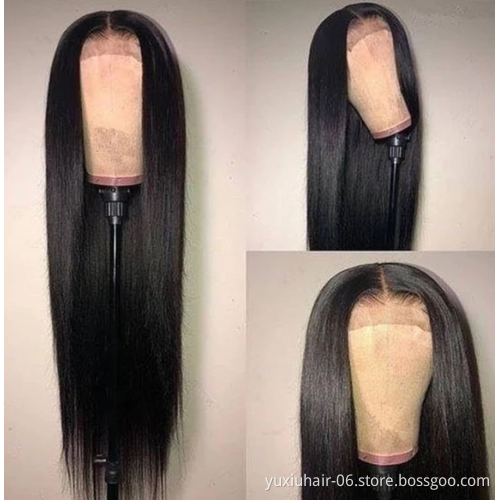 Cheap Indian hair HD lace Virgin hair Human hair wigs Full lace wig Natural color Lace front wigs  for black women